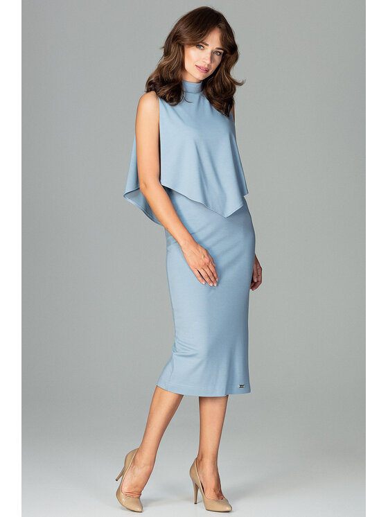 Lenitif Lenitif Vestito K480 Blu Regular Fit