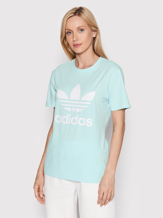 adidas Tricou adicolor Classics Trefoil HK9638 Albastru Regular Fit