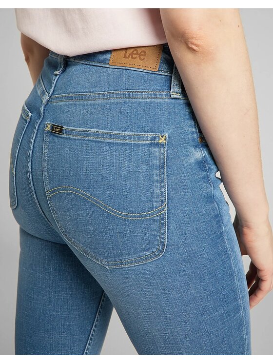 Lee Lee Jeansy IVY Niebieski Skinny Fit