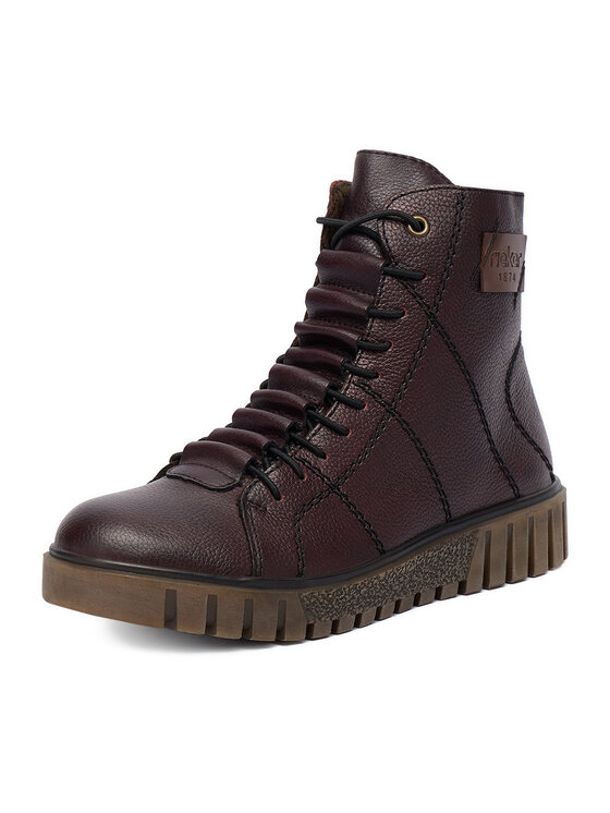 Rieker Rieker Gležnjarji Y3421-35 Bordo rdeča
