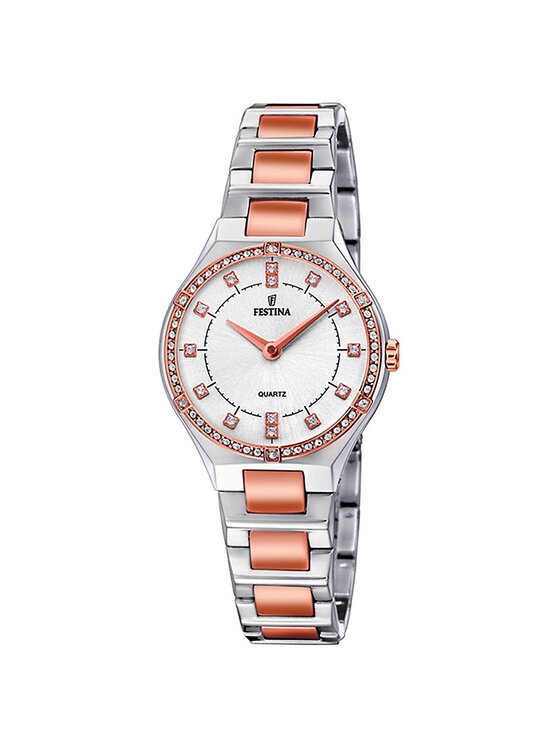 Festina Festina Zegarek F20226-3 Różowe złoto