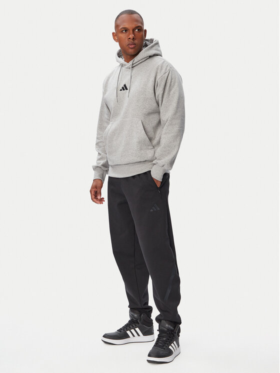 adidas adidas Sweatshirt Essentials Feelcozy JE3809 Hellgrau Regular Fit