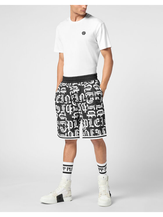 PHILIPP PLEIN PHILIPP PLEIN Jogger nohavice 9457 Čierna Jogger Fit