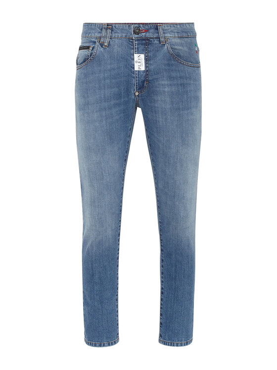 PHILIPP PLEIN PHILIPP PLEIN Jeansy 4045 Světle modrá Skinny Fit