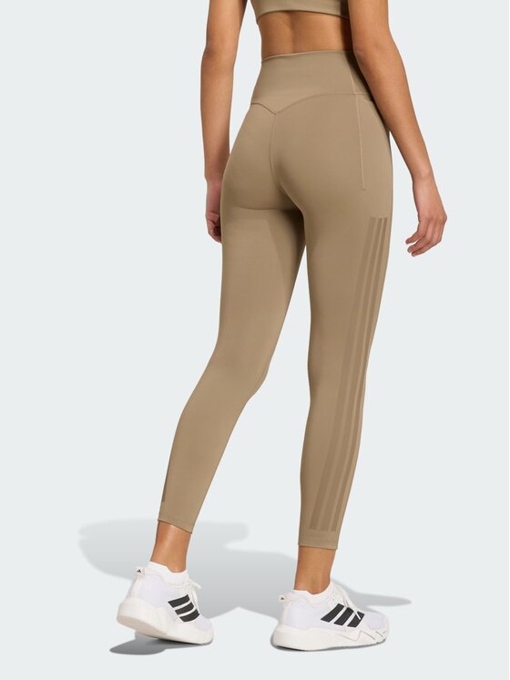 adidas adidas Legginsy 158687 Beżowy Fitted Fit