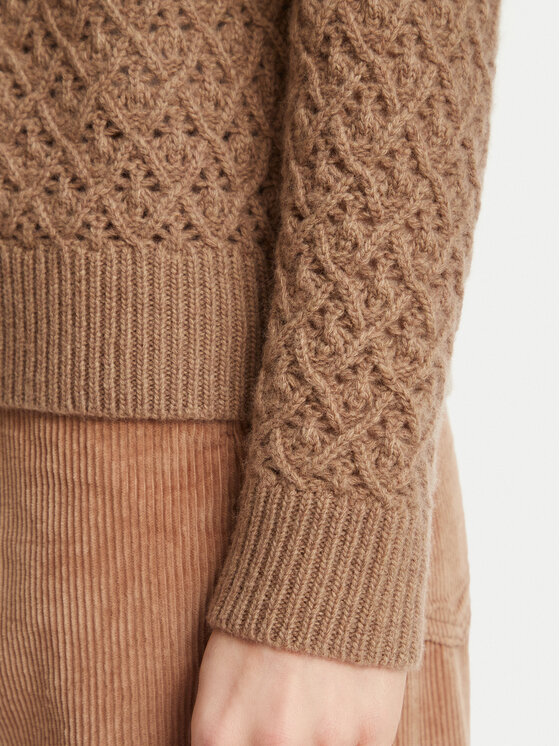 Marella Marella Пуловер 2623366374200 Светлокафяв Regular Fit