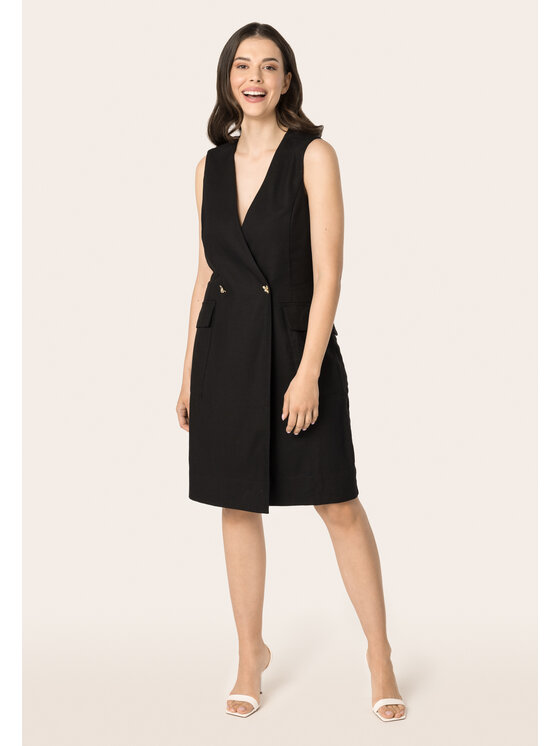 QUIOSQUE QUIOSQUE Letní šaty Quiosque 4UB001299 Černá Regular Fit