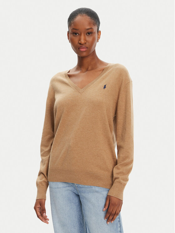 Polo Ralph Lauren Polo Ralph Lauren Pulover 211972105003 Bej Straight Fit