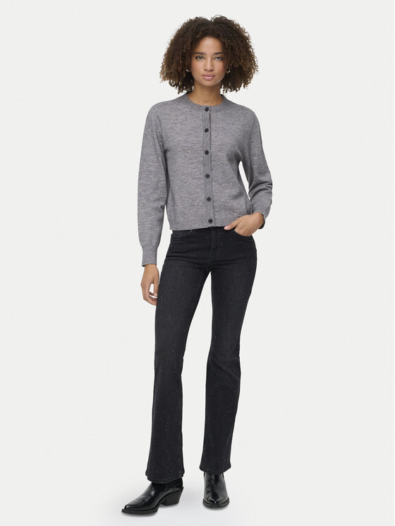 ONLY ONLY Кардиган Camille 15349639 Сив Regular Fit