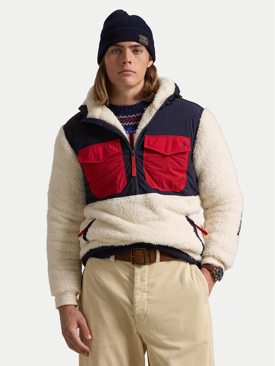 Polo Ralph Lauren Jaka Polar 710880442007 Écru Regular Fit