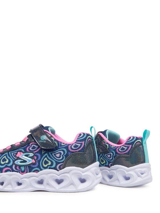 Skechers Skechers Sneakersy Heart Lights-Boogie Love 303257L/NVMT Tmavomodrá