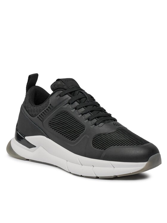 Calvin Klein Calvin Klein Снікерcи Lace Up Runner - Caged HW0HW01996 Чорний