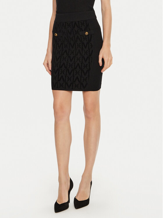 Marciano Guess Marciano Guess Pouzdrová sukně Hermione 4BGD01 5661Z Černá Slim Fit