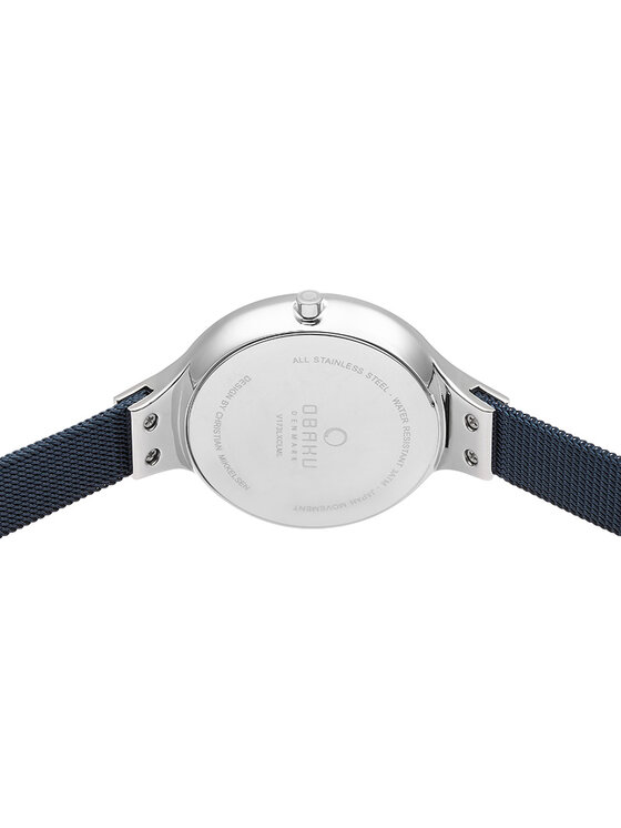 Obaku Obaku Hodinky V173LXCLML Modrá