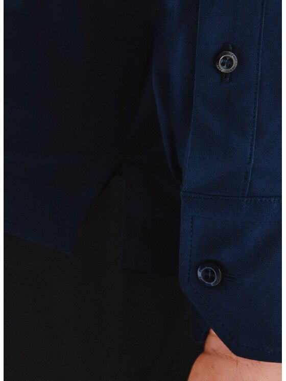 Pako Lorente Pako Lorente Koszula P25WF-1X-025 Granatowy Classic Fit