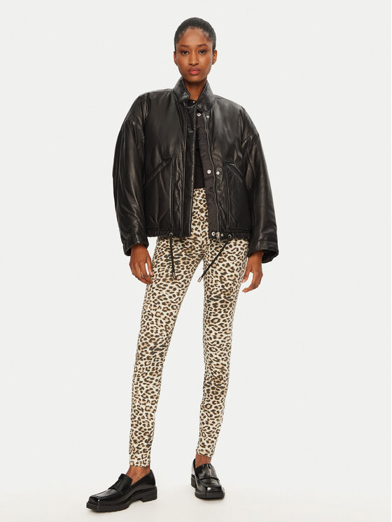 Pieces Pieces Colanți Naja 17156977 Bej Regular Fit