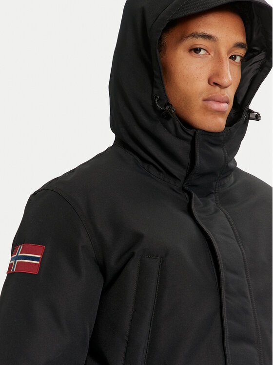 Napapijri Napapijri Зимно яке A-Cornier NP0A4IJB Черен Regular Fit