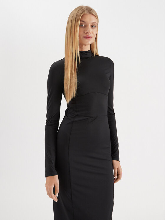 Calvin Klein Jeans Calvin Klein Jeans Повсякденна сукня J20J221405 Чорний Slim Fit