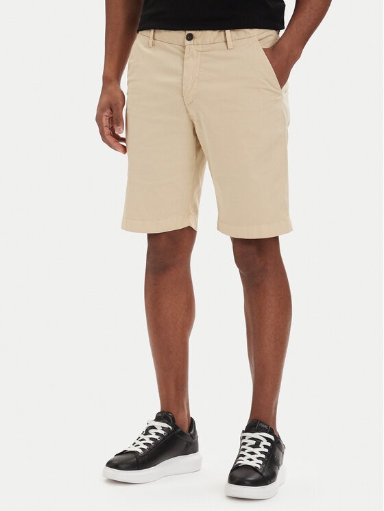 KARL LAGERFELD KARL LAGERFELD Pantalon scurți din material 265320 562802 Bej Regular Fit