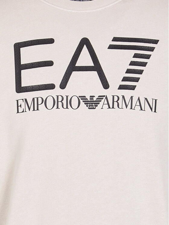 EA7 Emporio Armani EA7 Emporio Armani Felpa 6RPM16 PJSLZ 1716 Écru Regular Fit