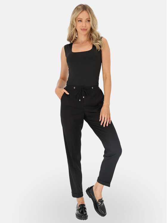 L’AF L’AF Spodnie materiałowe Liberty Czarny Regular Fit