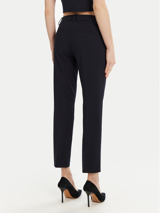 Marella Marella Chino kalhoty Dotto 2513781014 Tmavomodrá Slim Fit