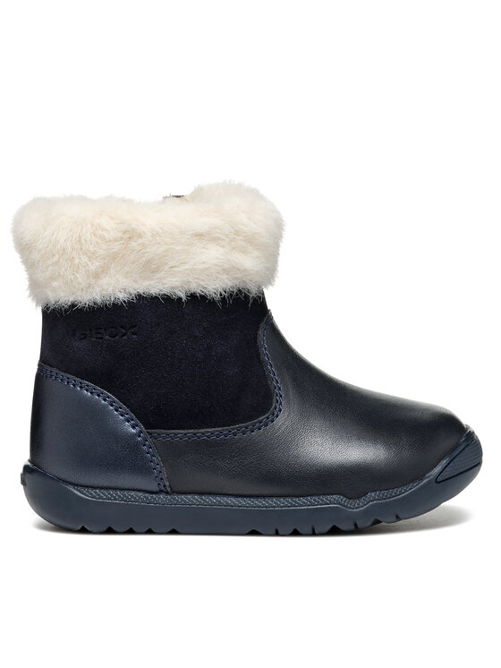 Geox Čižmy B Macchia Girl B464PC 08522 C4002 Tmavomodrá
