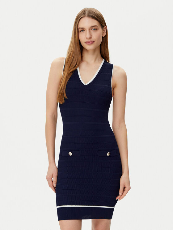 Guess Vestito da giorno 5RGK99 5640Z Blu scuro Regular Fit, taglia : 44