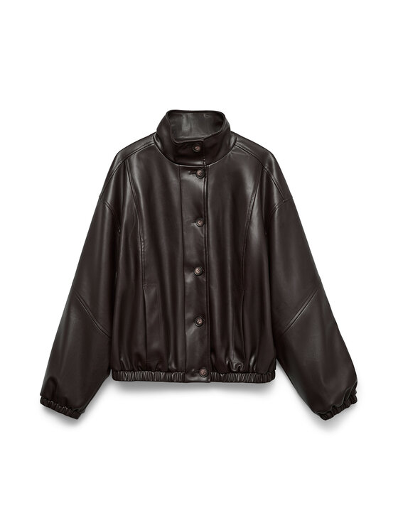 Vero Moda Vero Moda Kurtka z imitacji skóry Polly 10344161 Brązowy Relaxed Fit
