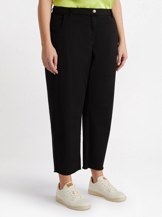 Fiorella Rubino Fiorella Rubino Pantaloni di tessuto P562T004745N033 Nero Regular Fit