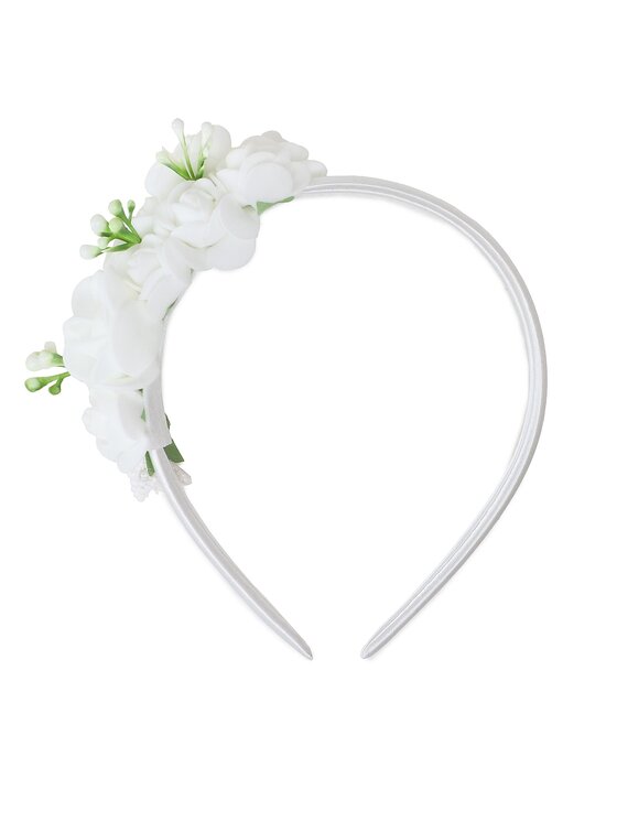 Nelli Blu Nelli Blu Cerchietto per capelli 4WE-010-SS23 Bianco