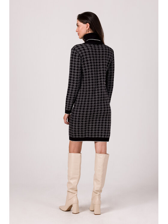 BeWear BeWear Sweter BK103 Czarny Comfortable Fit