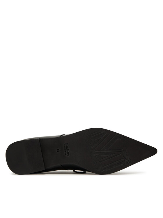 Max Mara Max Mara Nizki čevlji Laceup 2524526111600 Črna