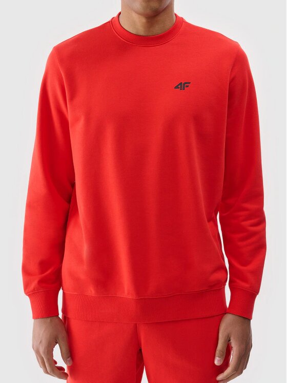 4F 4F Felpa 4FWMM00TSWSM1767-62S Rosso Regular Fit