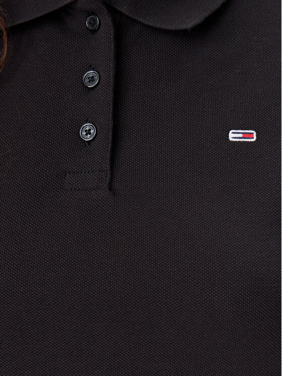 Tommy Jeans Tommy Jeans Polokošile Essential DW0DW20160 Černá Slim Fit