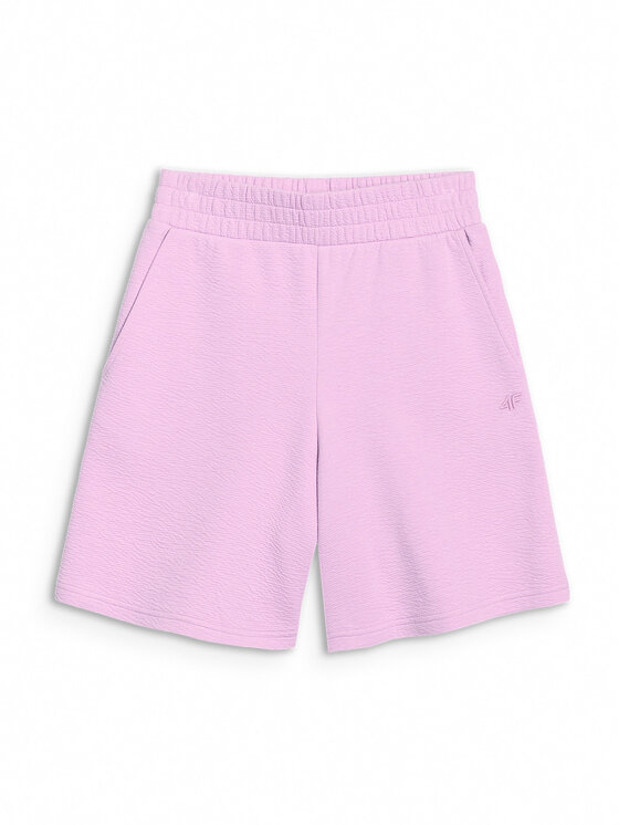 4F 4F Szorty sportowe MIDSHOP TEXTILE Różowy Regular Fit