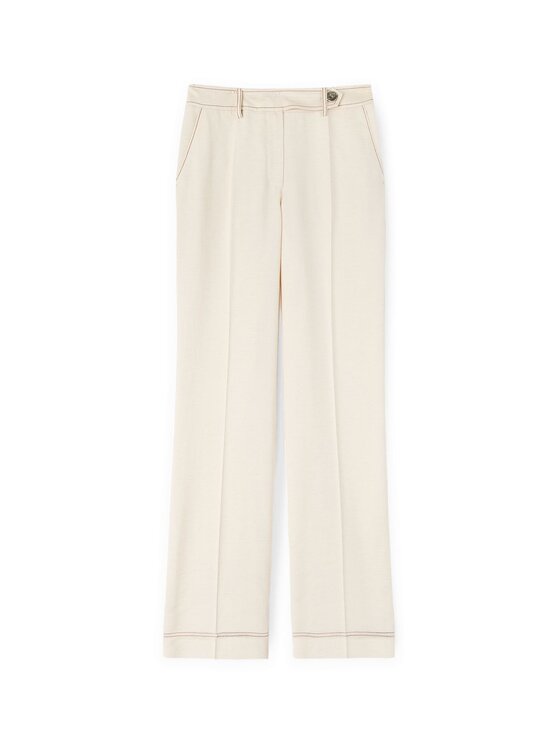 Motivi Motivi Pantaloni di tessuto P539Q103942N002 Écru Over Fit