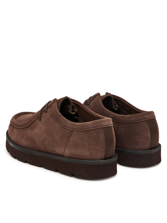 Clarks Clarks Półbuty Meare Walla 26182840 Brązowy ciemny