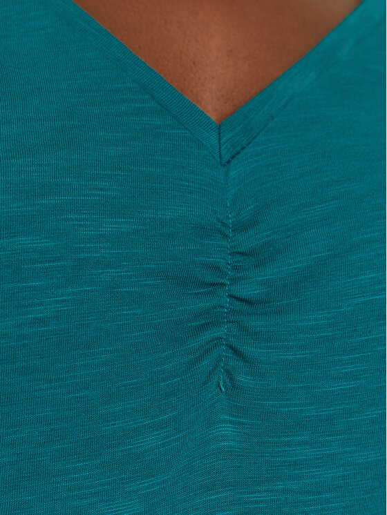 Sisley Sisley Bluse 3TNHL400T Türkisfarben Regular Fit
