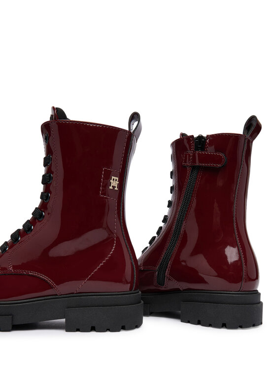 Tommy Hilfiger Tommy Hilfiger Kotníková obuv T4A5-35173-0775 M Bordó
