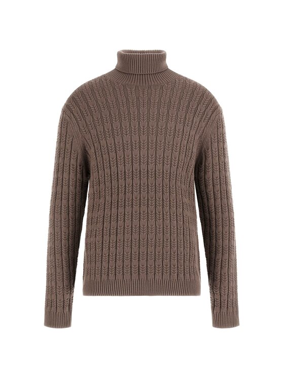 Guess Guess Sweter 170459 Brązowy Classic Fit