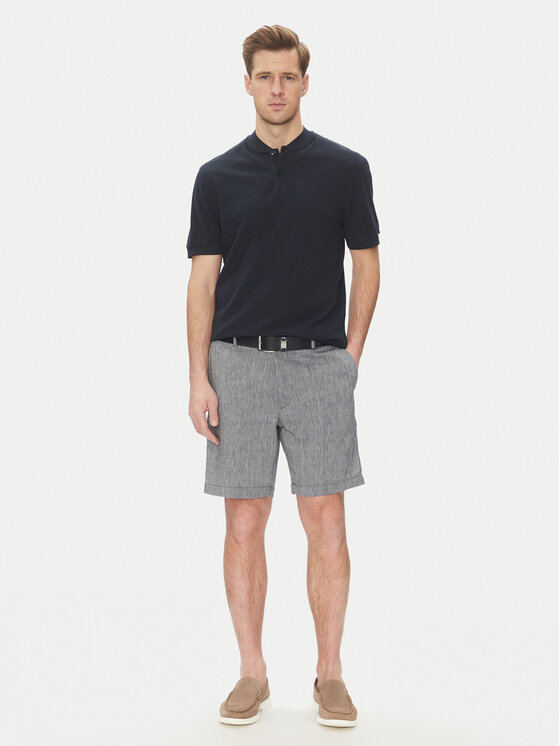 BOSS BOSS Bavlnené šortky C-Kane-Rds-Shorts 50538016 Modrá Regular Fit