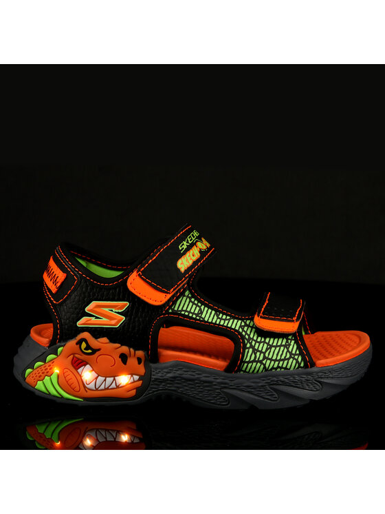 Skechers Sandali Creature Splash 400614L BKOR Nero Modivo