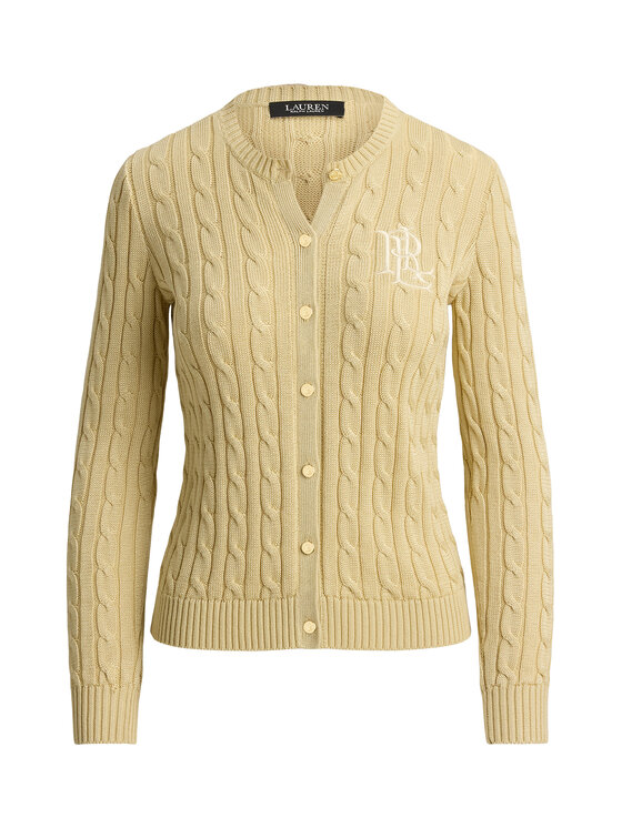 LAUREN RALPH LAUREN LAUREN RALPH LAUREN Kardiganas Cable 200P14040501 Smėlio Regular Fit
