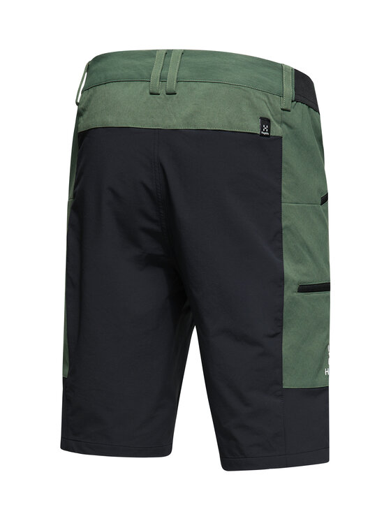 Haglöfs Haglöfs Szorty materiałowe Mid slim shorts Zielony Active Fit
