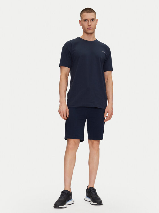HUGO HUGO Majica Tortuga 50534163 Mornarsko modra Regular Fit