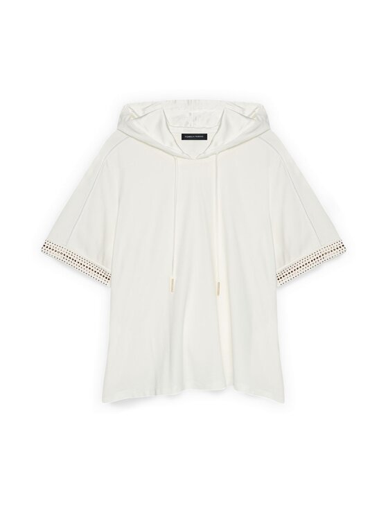 Fiorella Rubino Fiorella Rubino T-shirt G05WL008975N011 Bianco Regular Fit