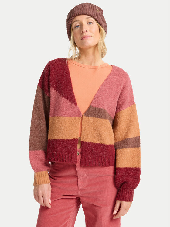 Billabong Billabong Kardigán On You EBJSW00137 Farebná Relaxed Fit