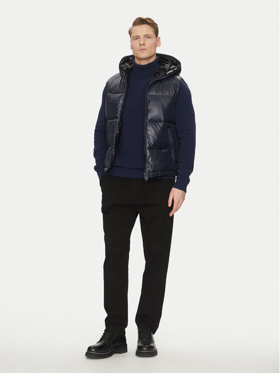 Save The Duck Save The Duck Vestă elegantă D80296M LUCK19 Bleumarin Regular Fit
