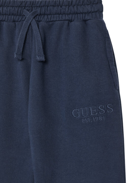Guess Guess Spodnie dresowe L5YQ19 KAV34 Granatowy Regular Fit